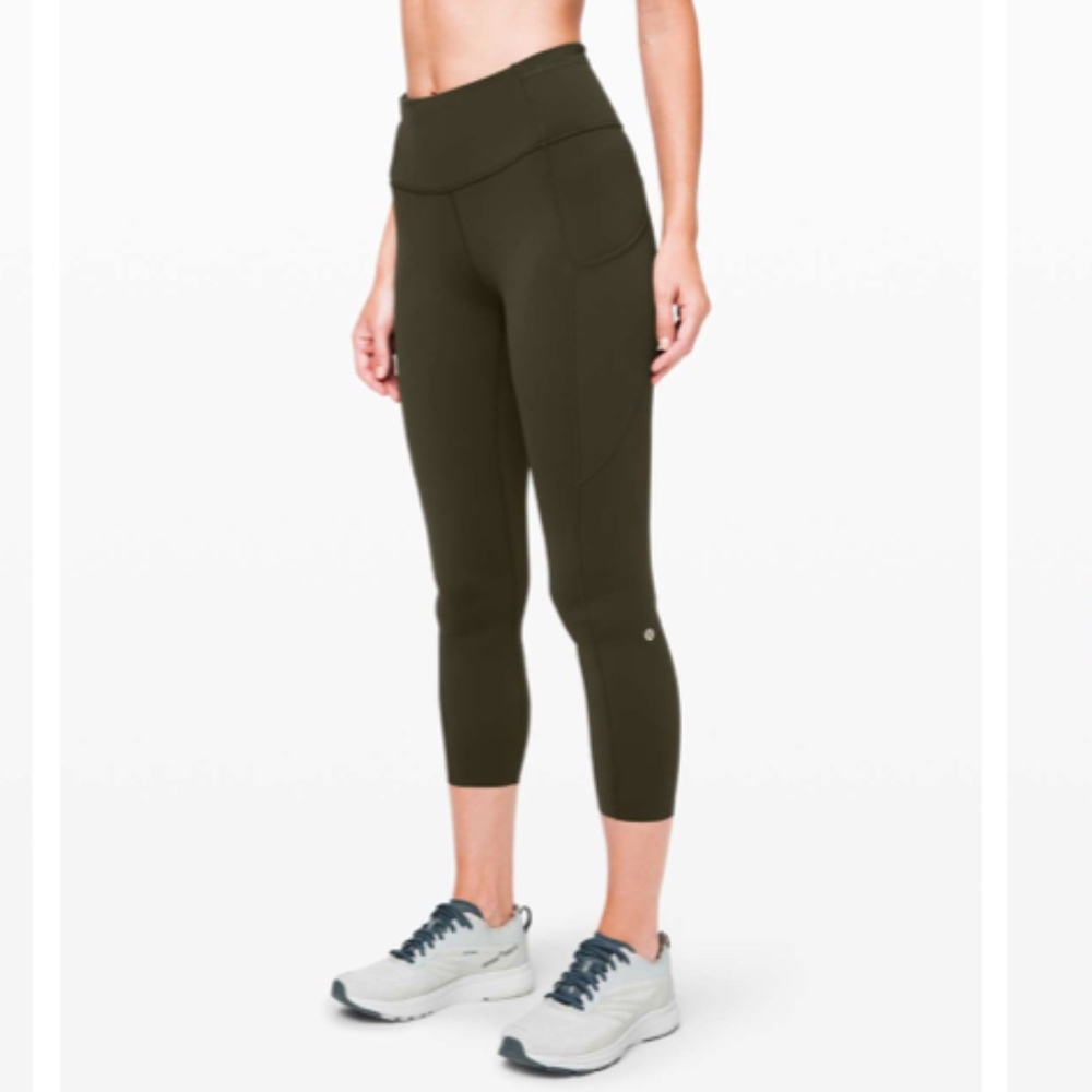 Lululemon Fast and Free High-Rise Crop II 23"